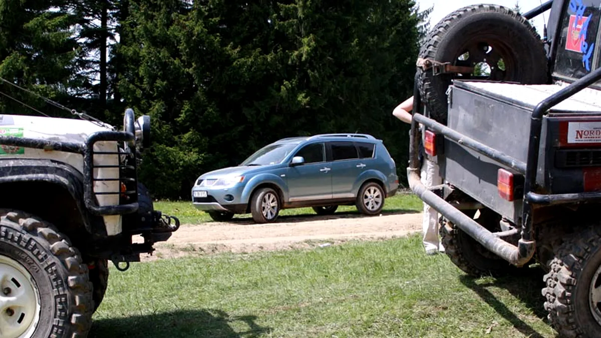 Cu Mitsubishi Outlander la Bucovina Offroad Challenge 2009