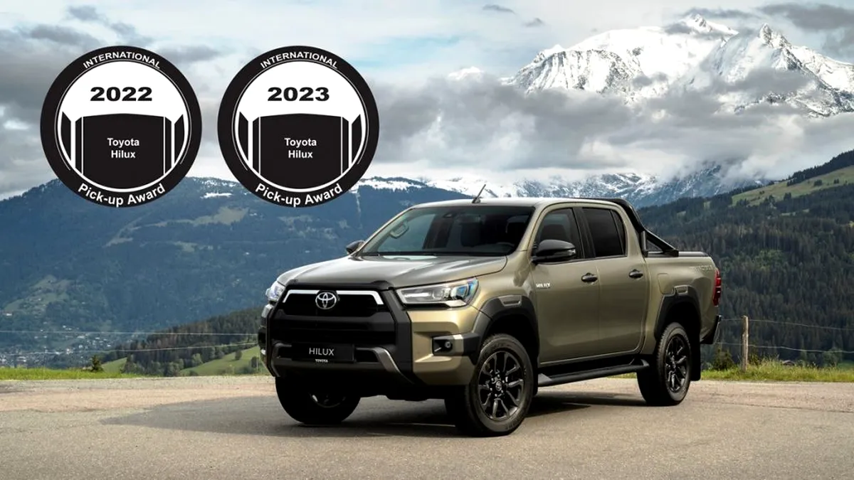 Toyota Hilux a fost desemnat International Pick-Up 2022/2023