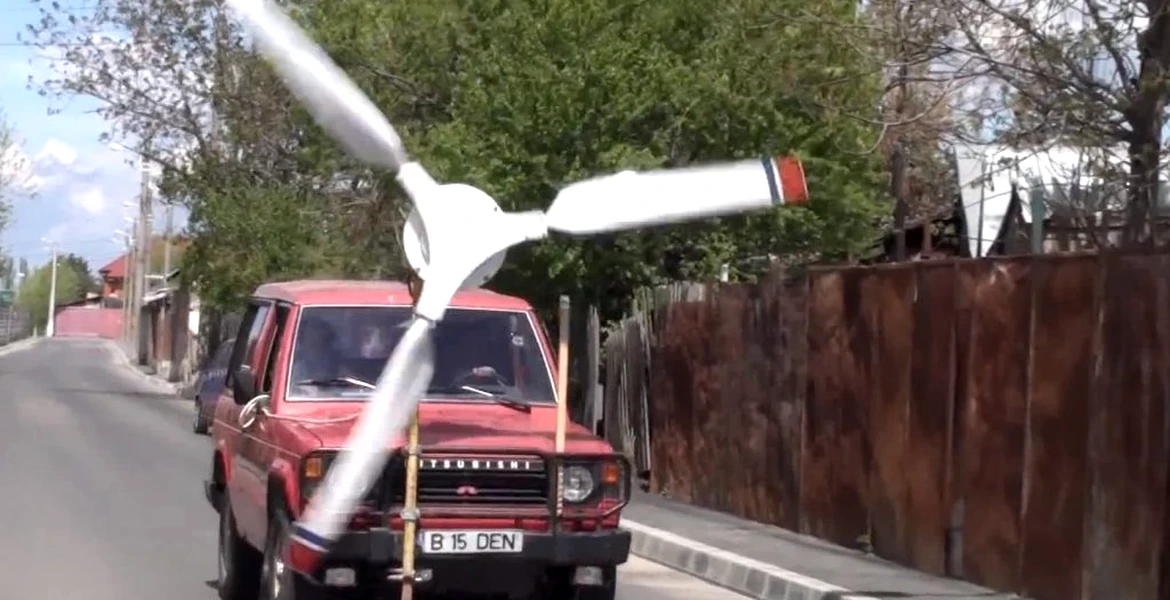Mitsubishi Pajero cu elice, doar în România. VIDEO
