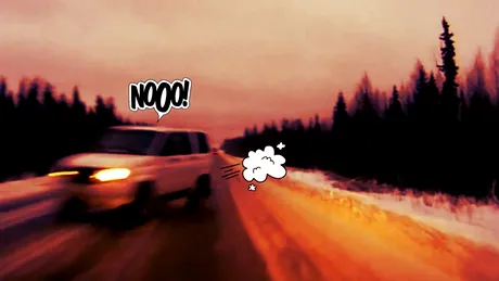 VIDEO: Ce rişti când conduci inadecvat pe zăpadă?