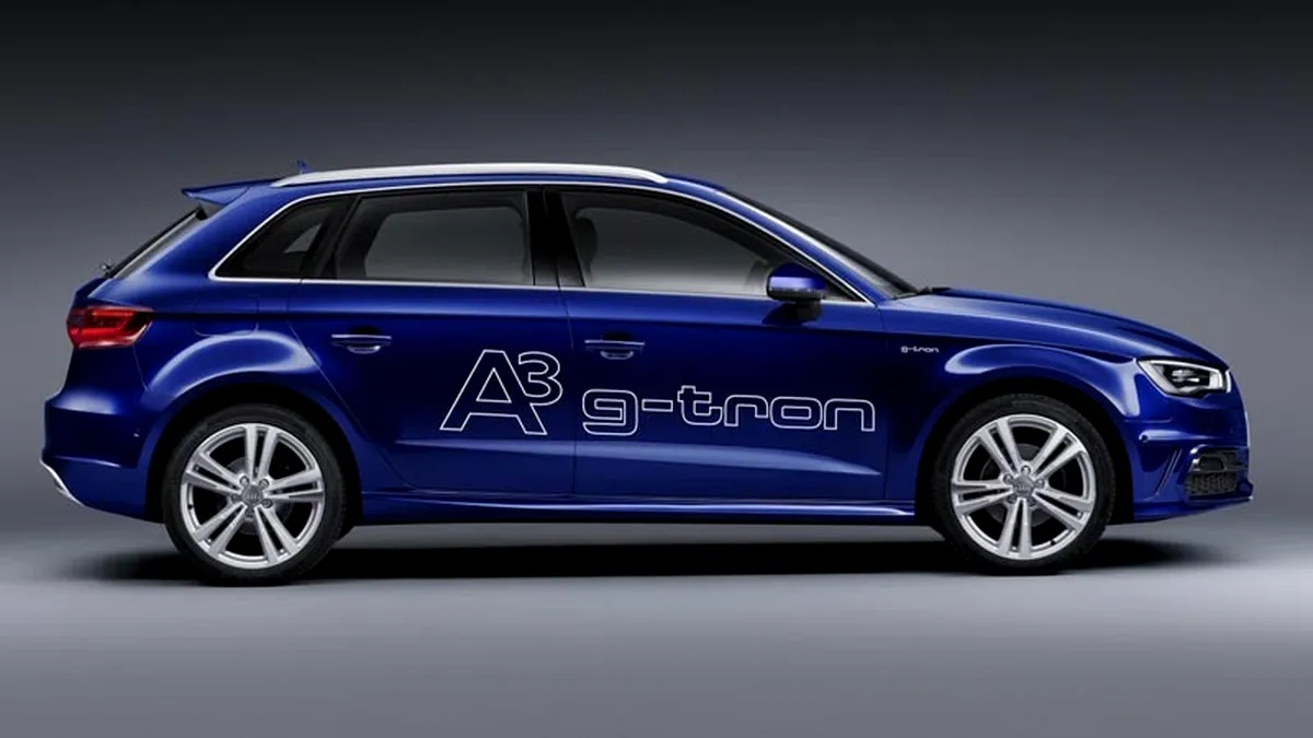 Propulsie alternativă la Geneva 2013: Audi A3 g-tron foloseşte gazul natural comprimat
