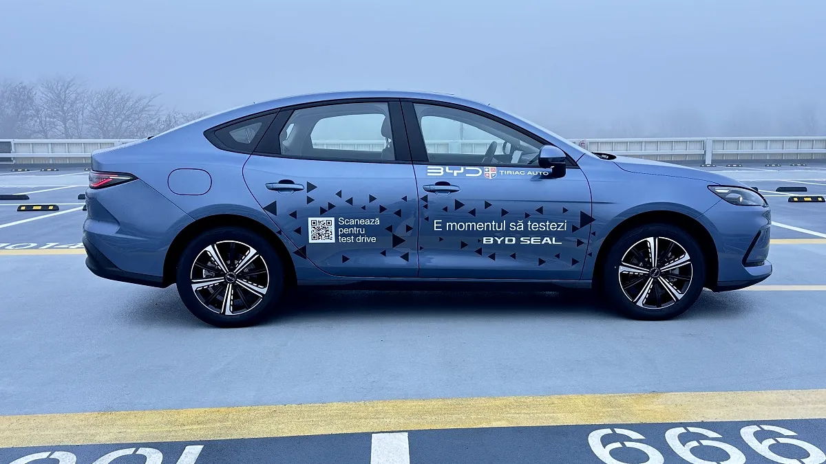 Seal 5 DM-i, cel mai nou sedan plug-in hybrid din portofoliul Țiriac Auto BYD