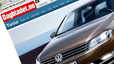 Încă o imagine cu Volkswagen Passat facelift