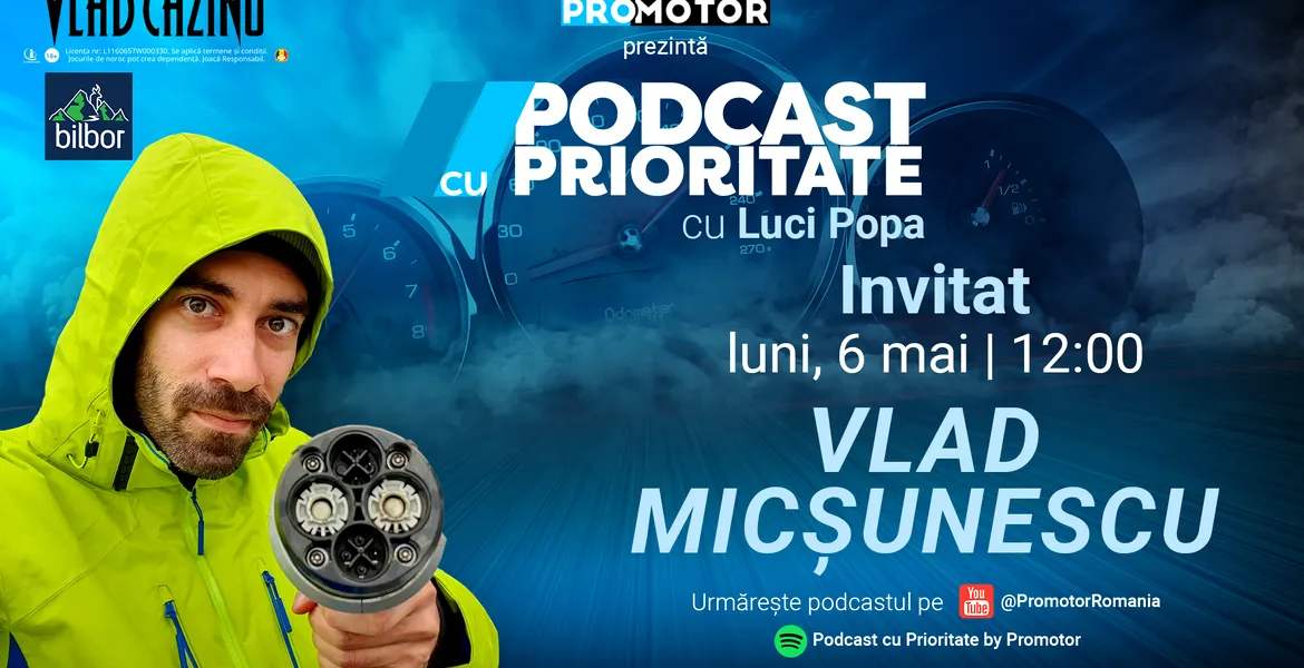 Luni, 6 mai, Vlad Micșunescu revine la „Podcast cu Prioritate” #43