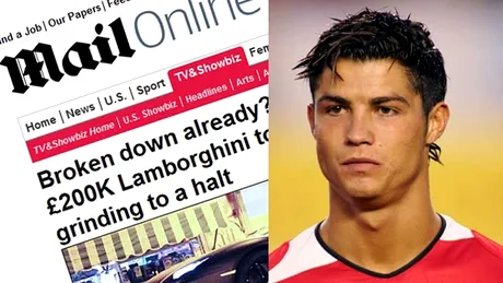 Christiano Ronaldo are probleme cu Aventador-ul!