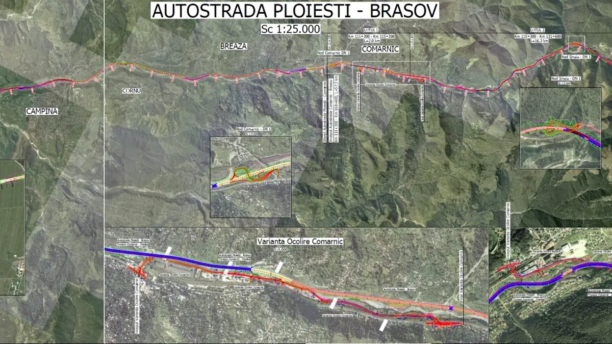 Autostrada A3 Ploiești Brașov mai parcurge o etapă. Care este stadiul lucrărilor