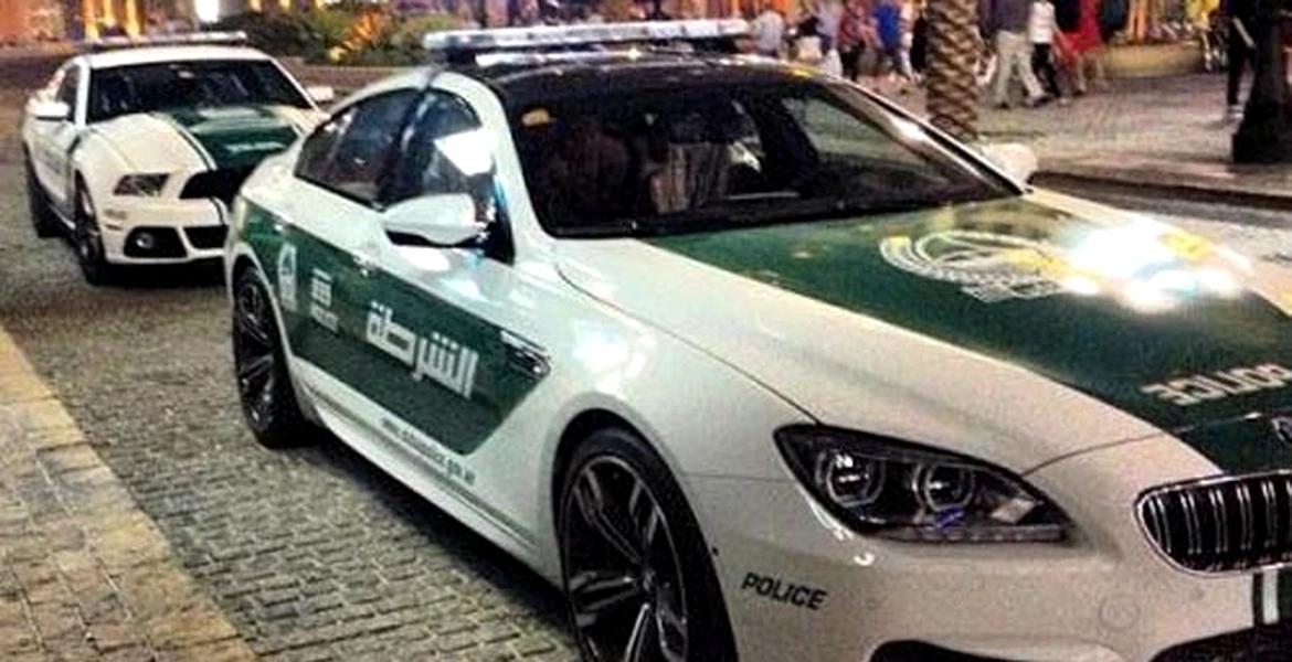 Noi achiziţii pentru Poliţia din Dubai: BMW M6 şi Ford-Roush