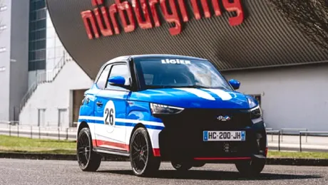 Un microcar diesel a intrat în istoria Nürburgring: aproape 30 de minute pentru un tur complet