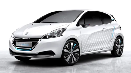 Conceptul Peugeot 208 HYbrid Air 2L propune un nou tip de propulsie hibridă