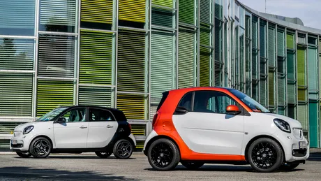 Noile Smart Fortwo şi Smart Forfour: imagini şi informaţii oficiale. UPDATE