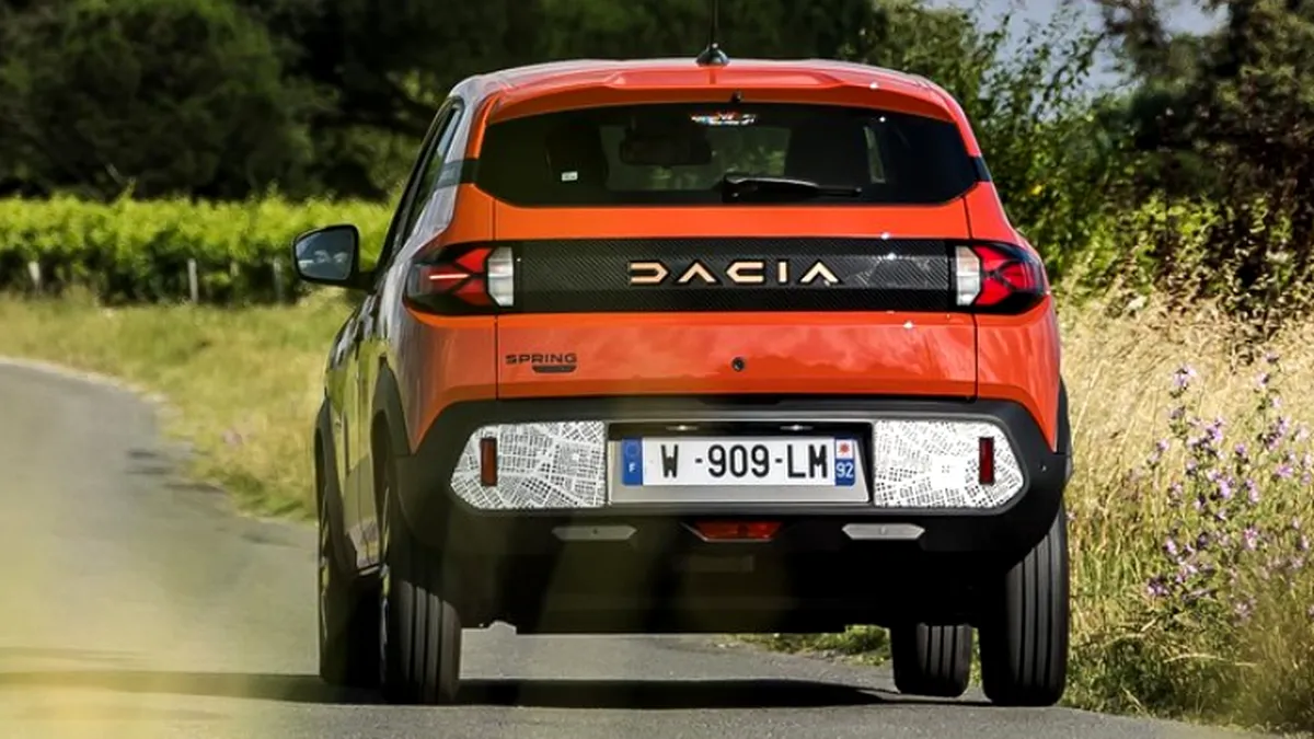 Dacia Spring obține un titlu important: cea mai eficientă electrică din Europa