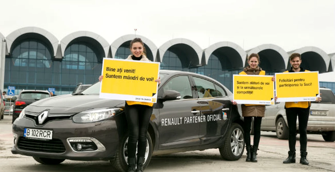 Renault a susţinut sportivii români de la Olimpiada Soci 2014