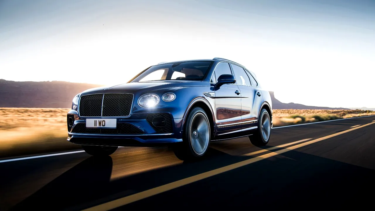 Bentley Bentayga Speed cel mai rapid SUV 8 