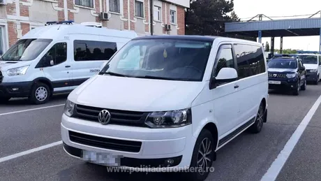 Volkswagen Transporter, confiscat de Poliția de Frontieră în vama Albița