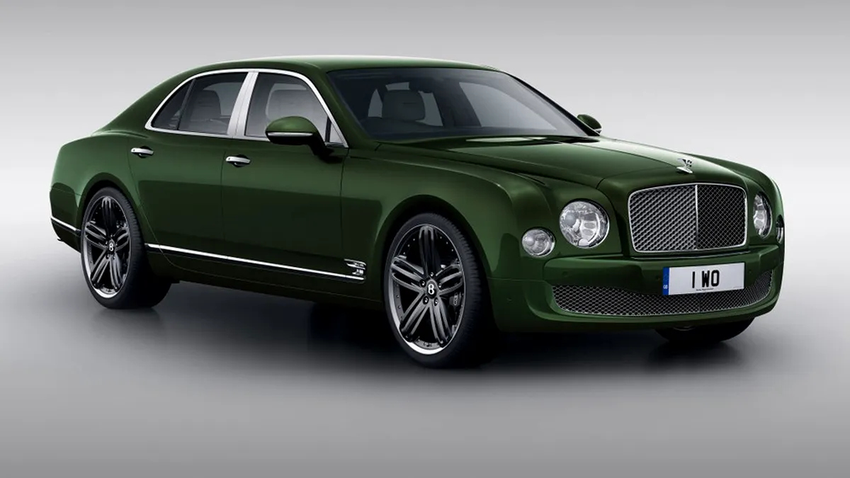 Bentley Mulsanne în ediţie Le Mans, pregătit pentru Pebble Beach