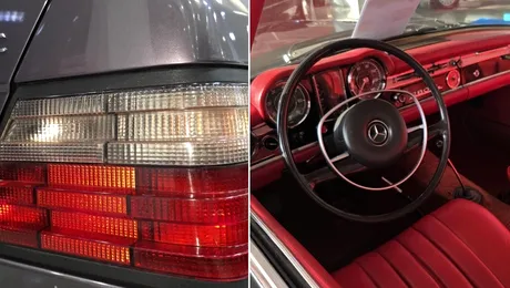 Expoziție auto atipică în România: Mercedes-uri rare și modele japoneze rezervate cândva elitei Yakuza
