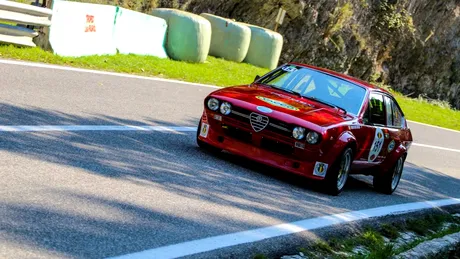 Cătălin Cedric Ghigea a participat la FIA Hillclimb Masters 2018 la volanul unei Alfa Romeo Alfetta GTV din 1975