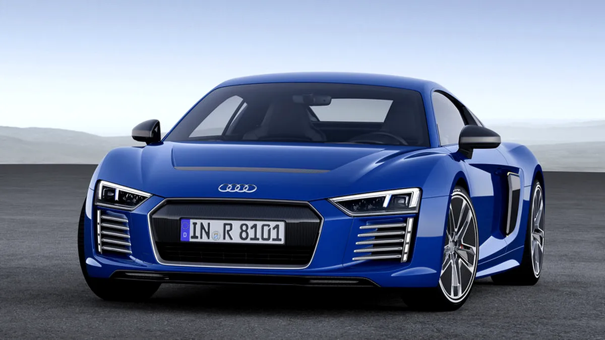 Noul Audi R8 e-tron dezvoltă 426 CP şi consumă 0 l/100 km