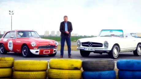 Tiff Needell, în elementul său: pe circuit, cu maşini clasice (recondiţionate de Oldtimer România)