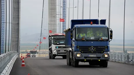 Inaugurarea podului de la Dunăre, amânată. Deschiderea circulației s-ar putea face pe 6 iulie