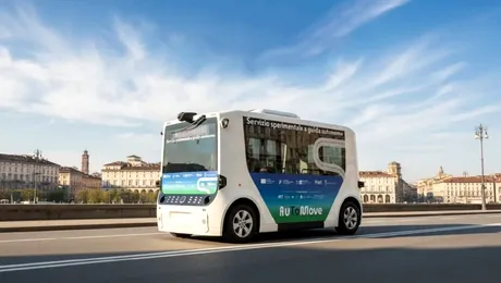 Microbuz autonom testat la Torino: 1.280 de kilometri fără accidente, dar cu sute de intervenții umane