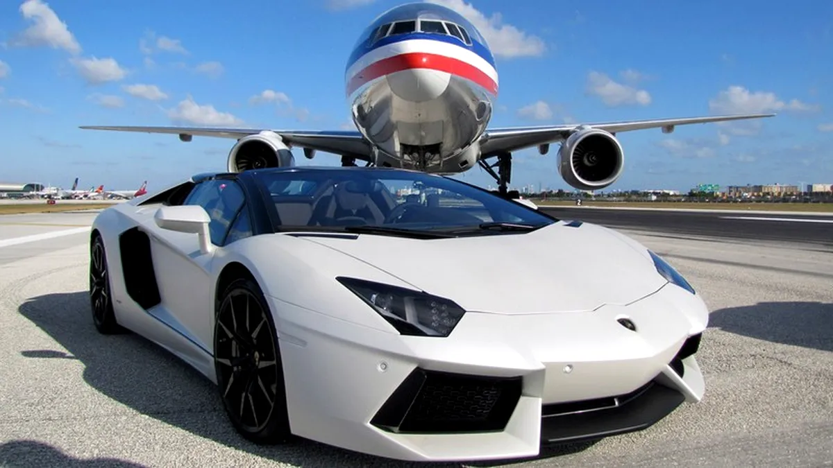 O coloană de 50 de Lamborghini invadează Miami. VIDEO şi FOTOGALERIE