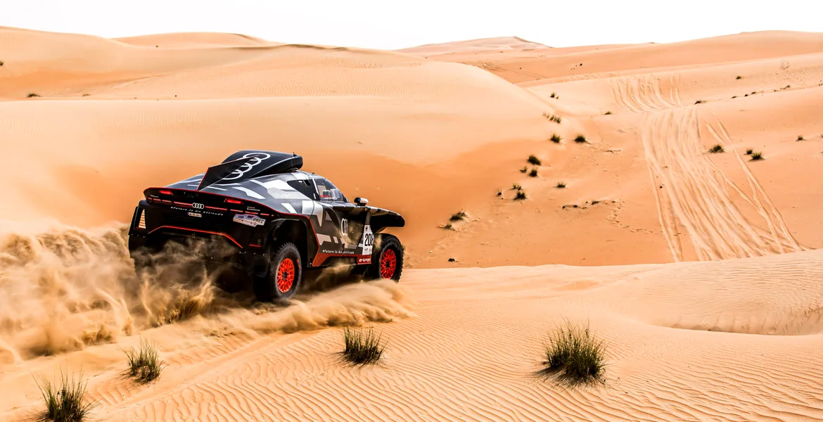 Audi RS Q e-tron a câștigat Abu Dhabi Desert Challenge