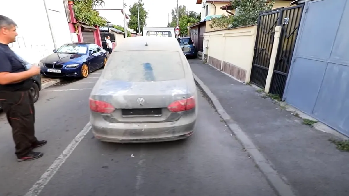 În ce hal arată un Volkswagen Jetta care a stat nemișcat cinci ani de zile