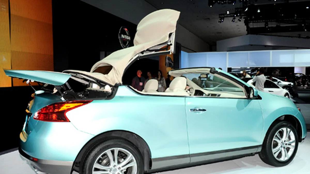 Prima poză oficială cu Nissan Murano CrossCabriolet