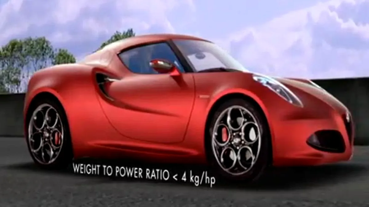 Alfa Romeo 4C Concept la Geneva 2011