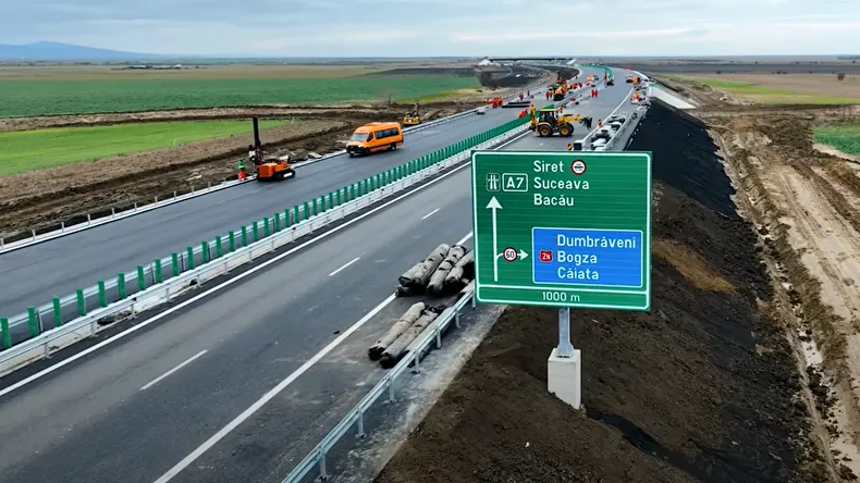 Exclusiv | Surse CNAIR: Autostrada Moldovei A7 se va deschide complet între Focșani și Bacău la finalul lunii august