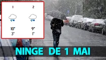 Orașele din România în care sunt anunțate ninsori pe 1 Mai, potrivit meteorologilor Accuweather