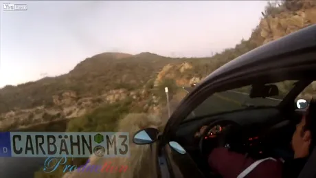 Cum să sari cu un BMW M3 în prăpastie. VIDEO