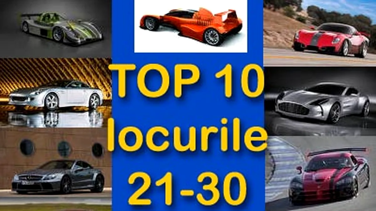 TOP 50 maşini exotice: locurile 21-30