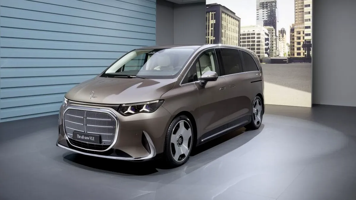 Mercedes-Benz VLE: primul MPV electric premium cu autonomie de peste 700 km disponibil prin Tiriac Auto (P)