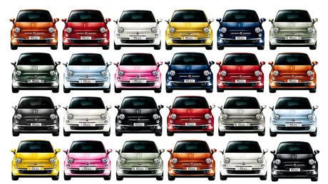 Fiat a construit un milion de modele 500 la cinci ani de la lansare