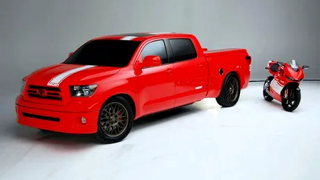 Toyota Tundra Ducati Transporter