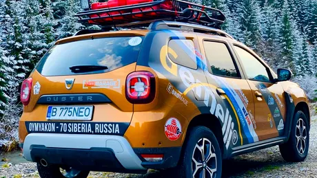 Doi români pleacă în Siberia cu o Dacia Duster. Au mai fost cu un Logan