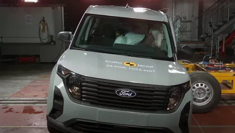 Cele mai noi rezultate Euro NCAP – Ford Tourneo Courier, fabricat la Craiova, obține 3 stele – VIDEO