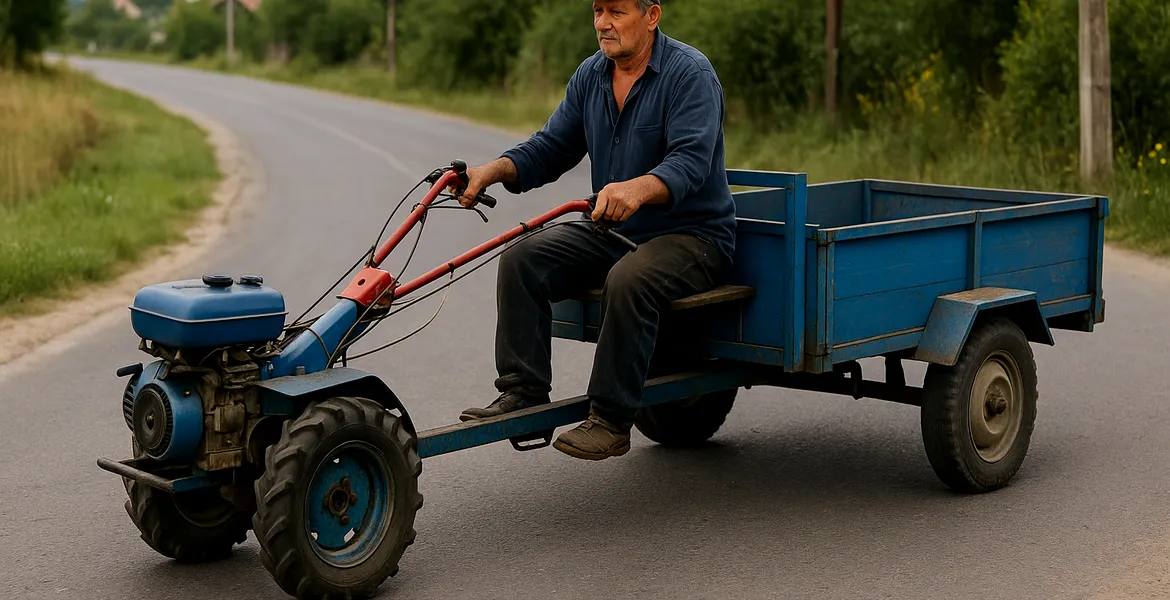 Mit sau realitate: Poți conduce un motocultor fără permis? Care sunt regulile în 2025 și în ce situații se dă amendă