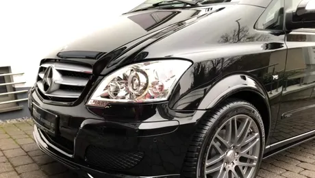 Un Mercedes-Benz Viano preparat de Brabus și cumpărat cu peste 500.000 de euro a fost scos la licitație. Acum se vinde cu 65.000 de euro