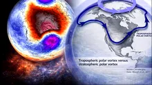 Vortexul Polar SE RUPE în martie! Vremea o ia razna în România