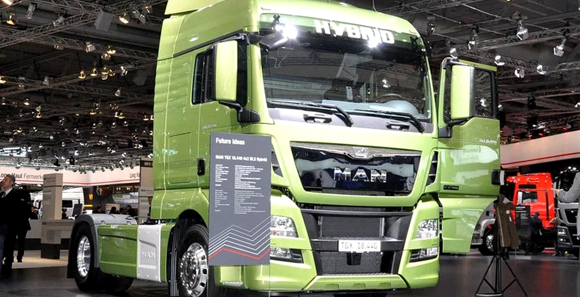 MAN TGX Hybrid ar putea fi primul camion de serie cu propulsie hibridă