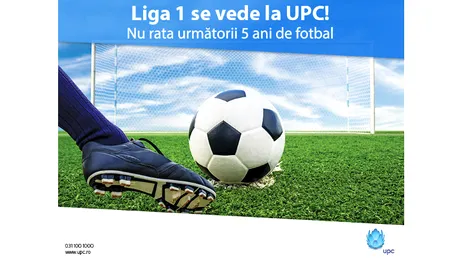 (P) UPC inscrie golul decisiv in meciul pentru drepturile de fotbal! Operatorul telecom va difuza LIGA 1 si Cupa Ligii in urmatorii 5 ani!