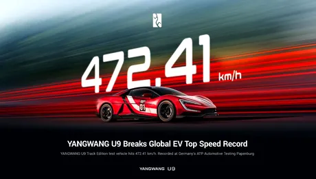 Chinezii doboară recordul de viteză pentru mașinile electrice. Hypercar-ul a atins 472 km/h – VIDEO
