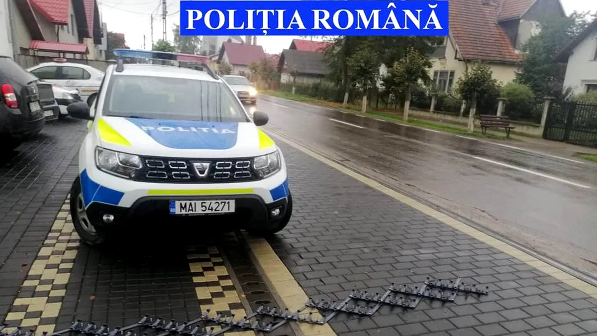 Traficanții de țigări au fost opriți cu noile dispozitive de blocare a accesului auto ale Poliției