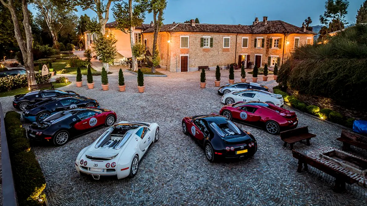 Bugatti Grand Tour 2012 – minitur al Europei cu Bugatti Veyron
