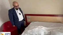 Piedone a intrat într-un hotel de 3 stele de pe litoral. Ce a găsut șeful ANPC pe pat, în cameră