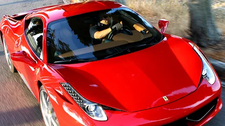 Fisichella a lansat Ferrari 458 Italia în România