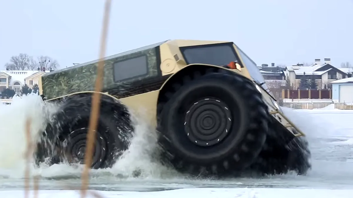 SHERP ATV, maşina de intervenţie care nu are nicio limită - [VIDEO-FOTO]